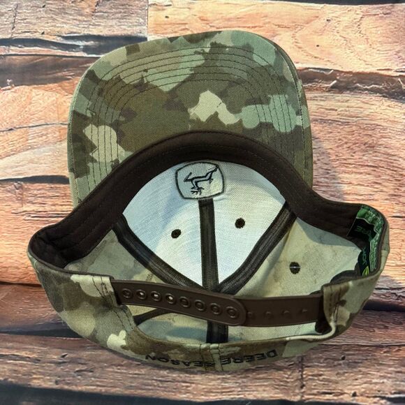 John Deere Hat Camouflage Snapback Men's Adjustable "Deere Season" Cap - Picture 7 of 10
